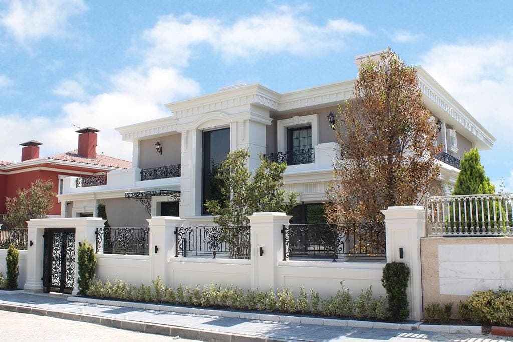 Gölbaşı villa ve konut projeleri için ferforje korkuluk uygulaması