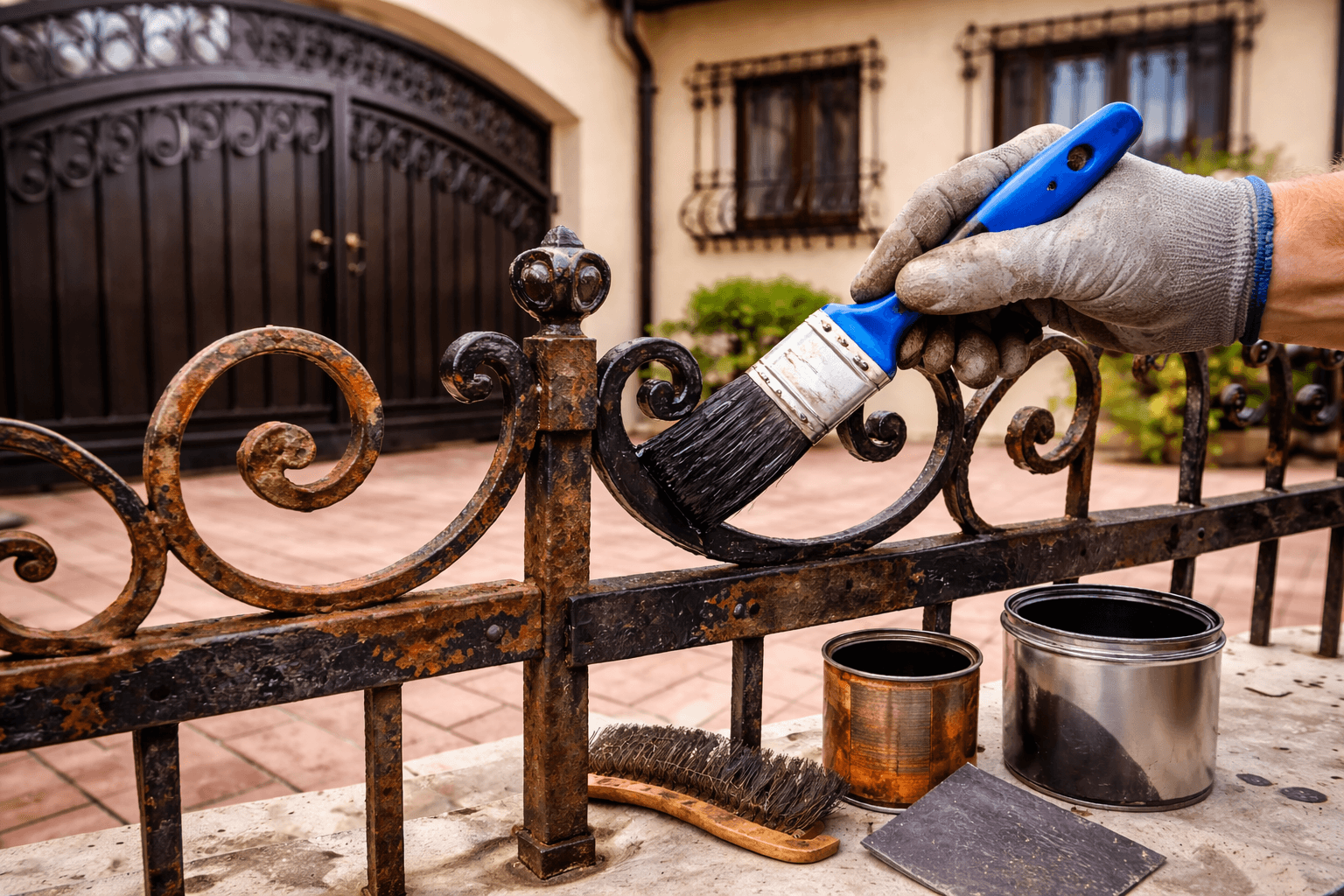 Paslı Demir Nasıl Boyanır Demir Yüzey Boyama Rehberi